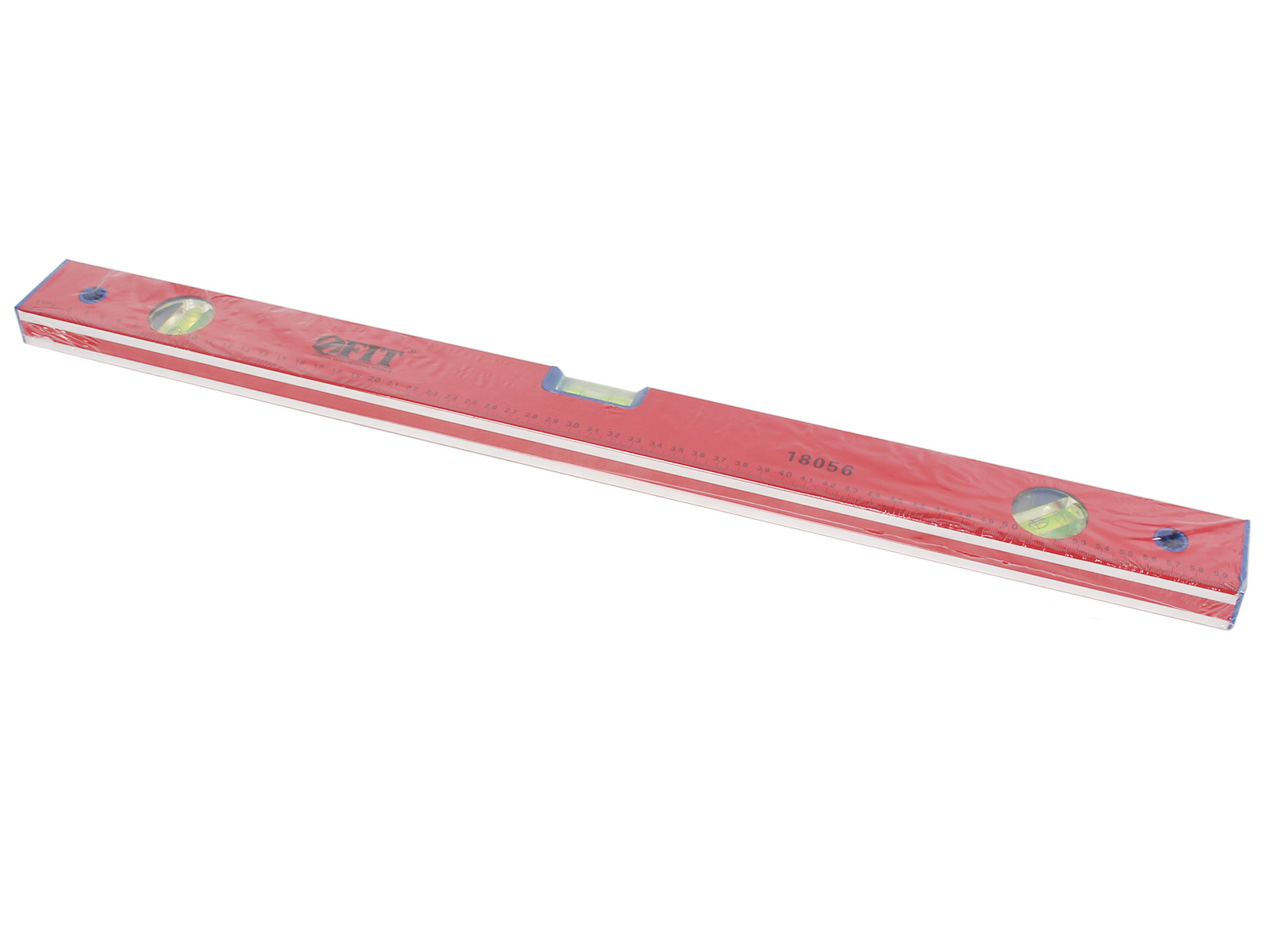 Уровень FIT 3 глазка линейка красный 600мм фотография №3