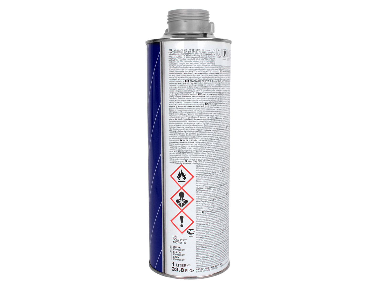 Антигравий BODY 950 серый 1кг фотография №2