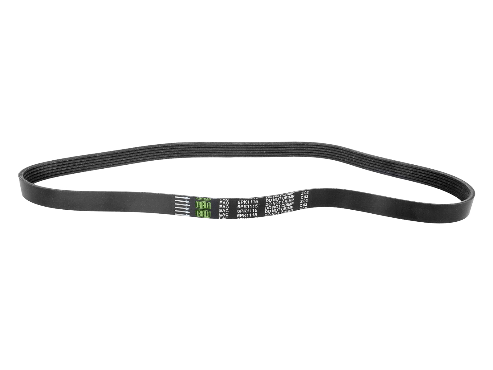Ремень ВАЗ-2110-2112 генератора с ГУР TRIALLI
 6PK1115 фотография №2
