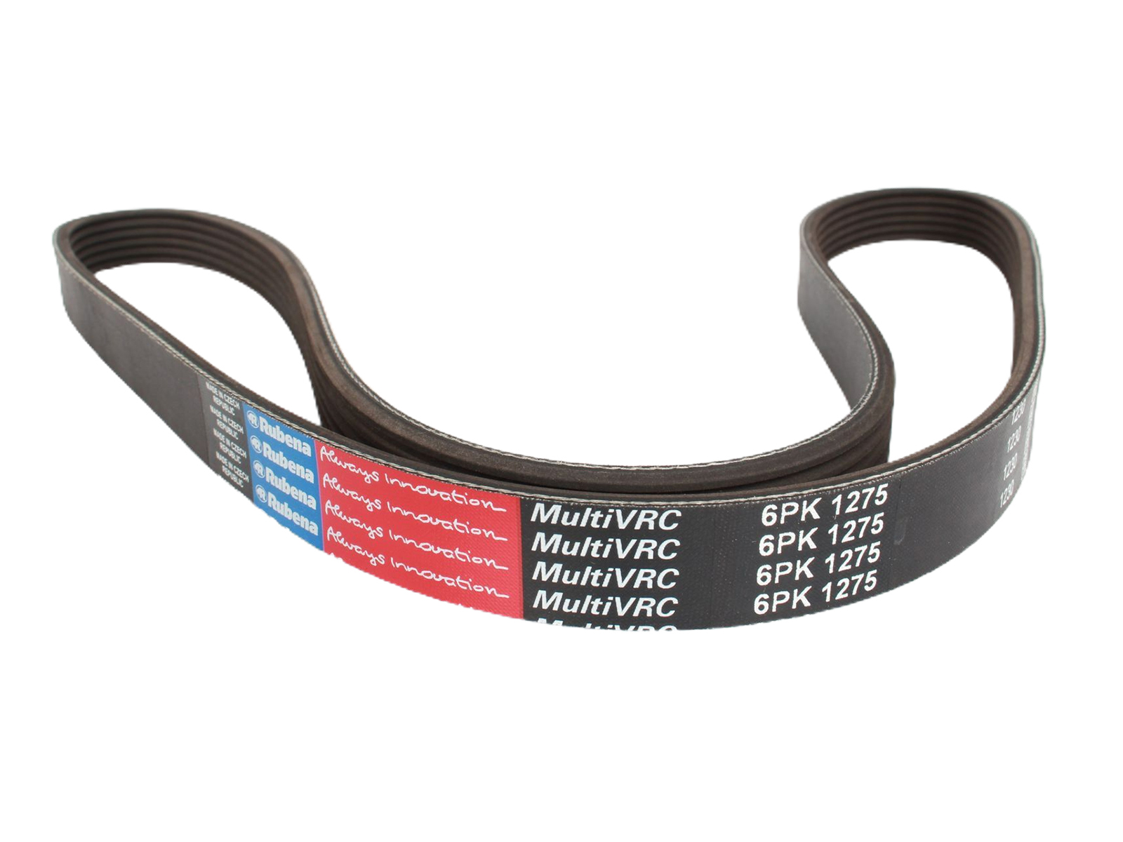Ремень ЗМЗ-405 ЕВРО-3 генератора без ГУР RUBENA 6PK1275 фотография №2