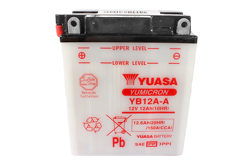 Мотоаккумулятор YUASA YB12A-A фотография №3
