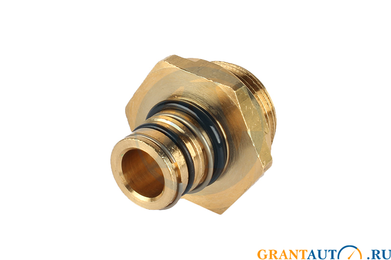 Фитинг прямой металлический быстросъемный (M22x1,5 наруж./ P5/ SW28) Wabco 8931291932 фотография №2