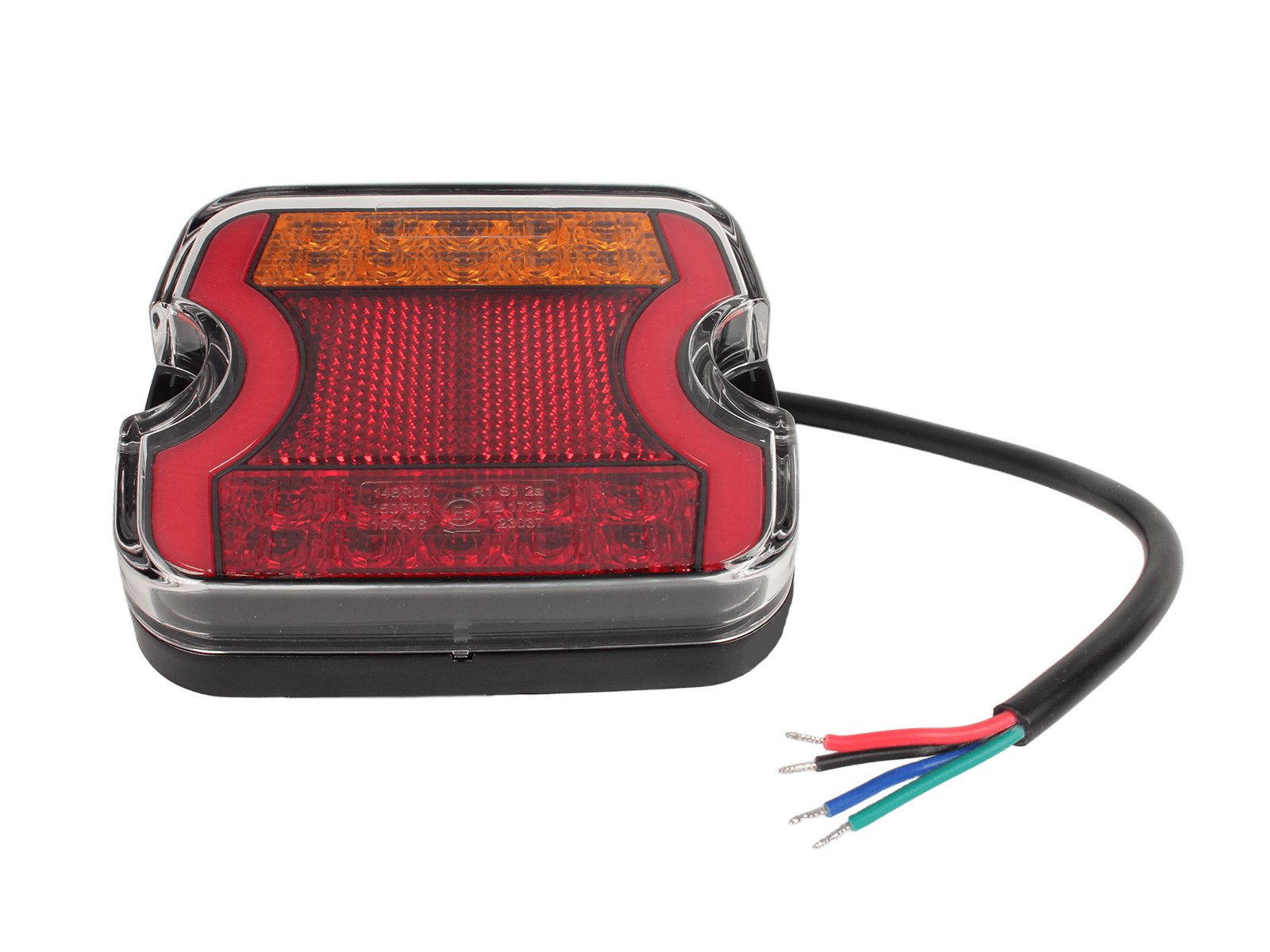 Фонарь задний универсальный светодиодный 12/24V c указателем поворота левый MEGAPOWER фотография №2