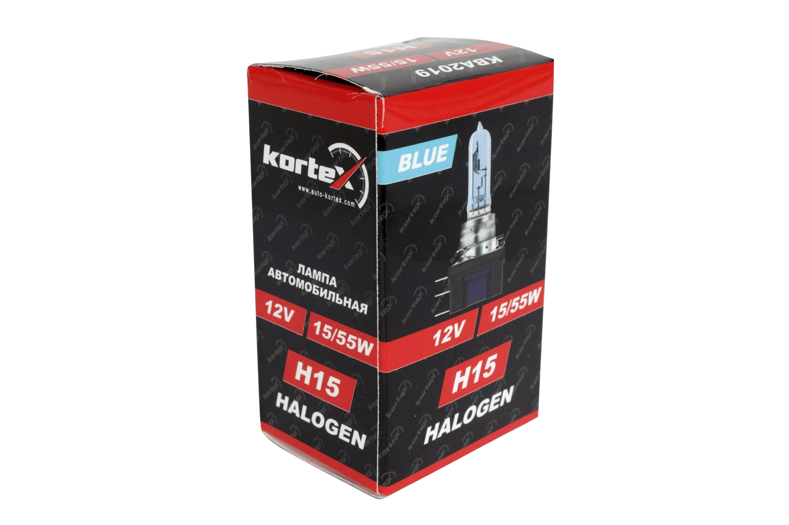 Лампа 12Vx15/55W H15 KORTEX KBA2019 BLUE 1 штука фотография №4