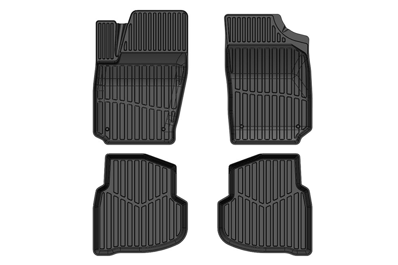 Коврик салона резина 3D PREMIUM для Volkswagen Polo SD (2009-) фотография №1