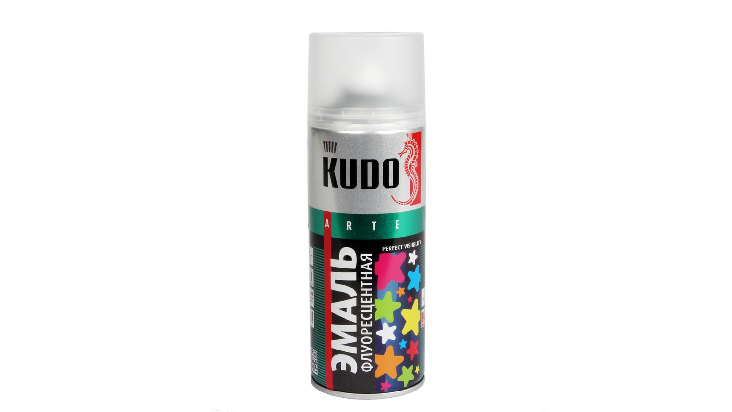 Краска KUDO флуоресцентная белая 520мл фотография №1