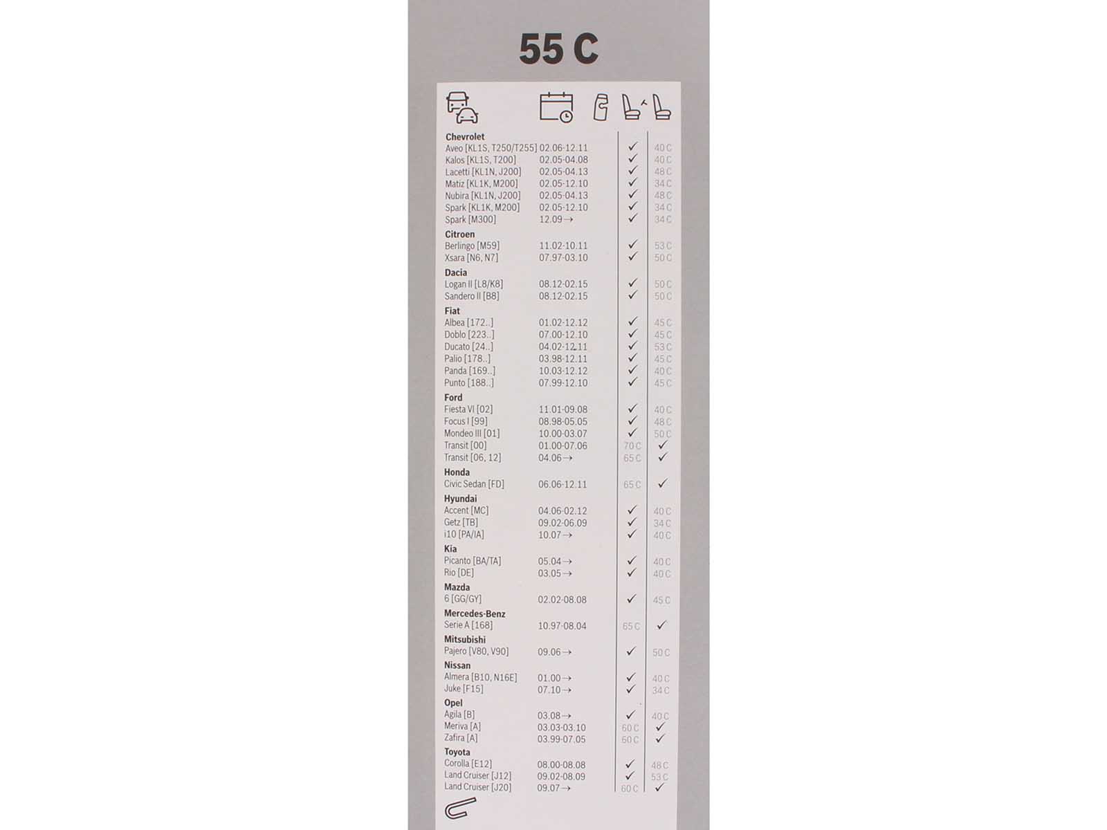 Щетка стеклоочистителя Bosch V3 ECO 550мм фотография №6