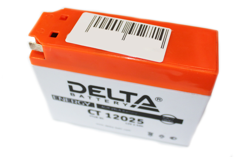 Аккумуляторная батарея DELTA 12025 YT4B-BS 6СТ2.5 фотография №1