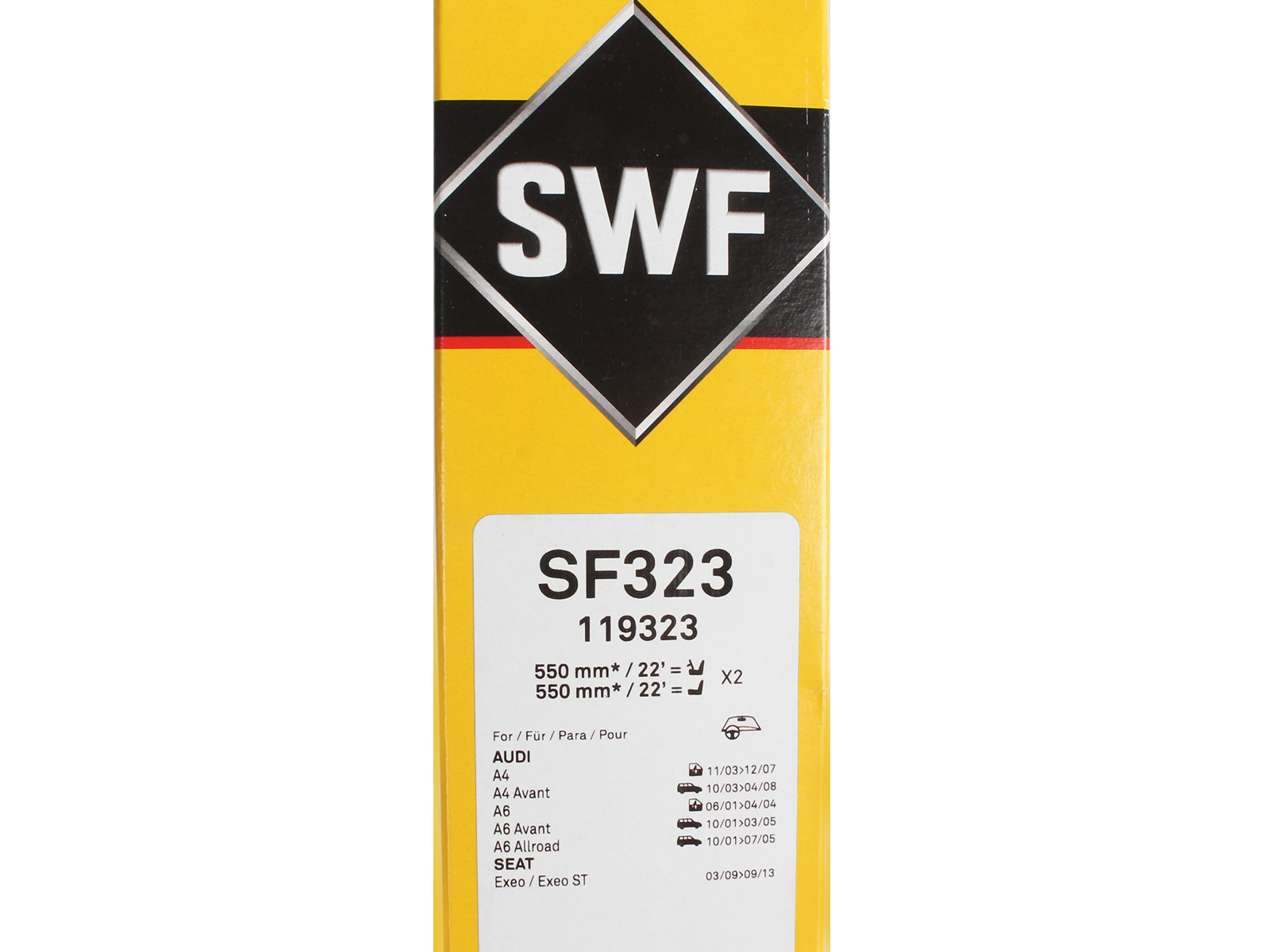 Щетка стеклоочистителя SWF комплект фотография №5