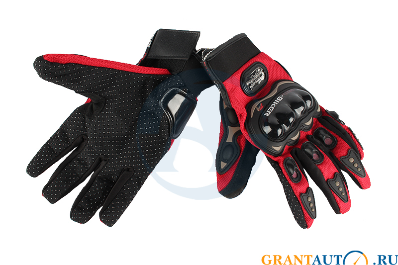 Перчатки защитные Pro-Biker MCS-01C красные XXL фотография №1