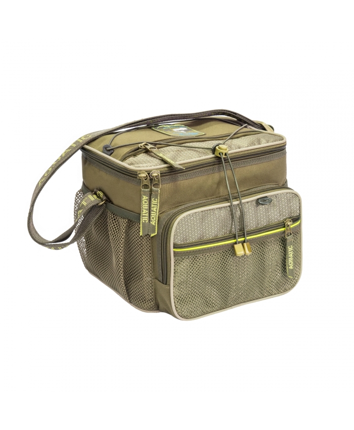 Сумка Aquatic СК-12 рыболовная с 5 коробками soundbox 19х26см