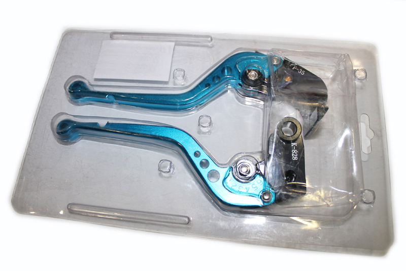 Ручки стандарт сцепления тормоза ZX-6R 05-06 blue фотография №1