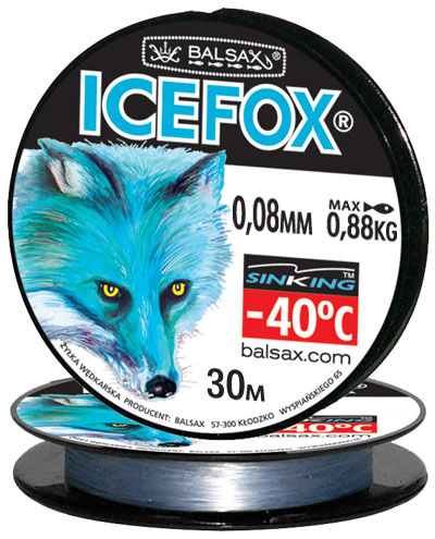 Леска Balsax 30м ICE FOX 0,08мм LzIF30008 фотография №1
