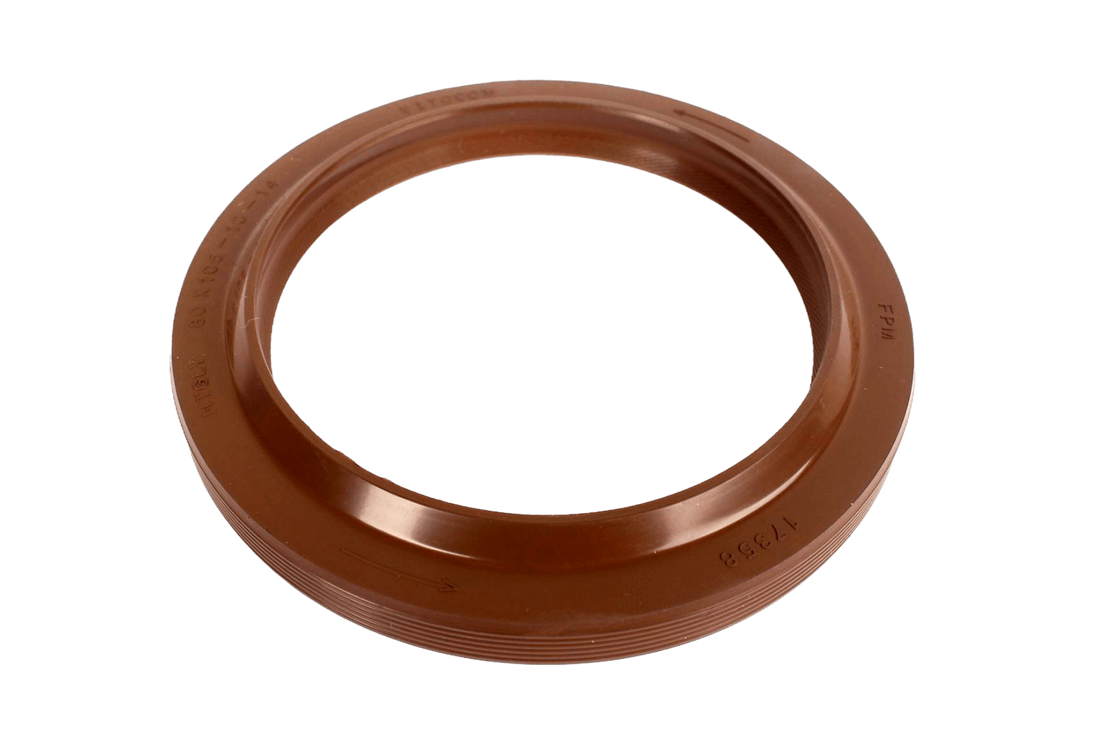 Сальник КАМАЗ-6520 редуктора левого вращения 2.2-80х105х10 VITOCOM фотография №2