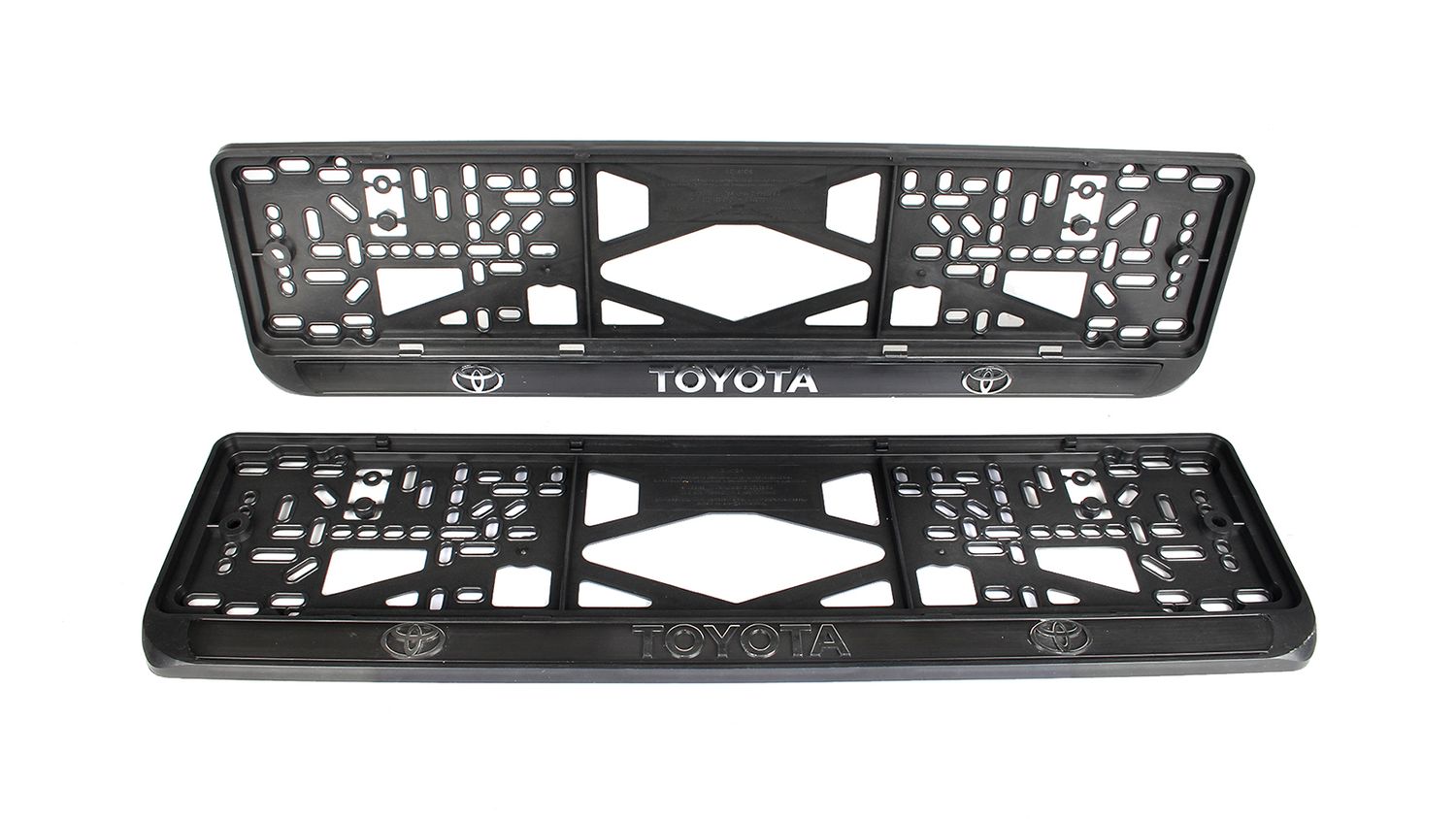 Рамка знака номерного объемная Toyota комплект 2 штуки фотография №1