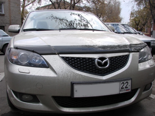 Дефлектор капота MAZDA 3 2007 сед фотография №1