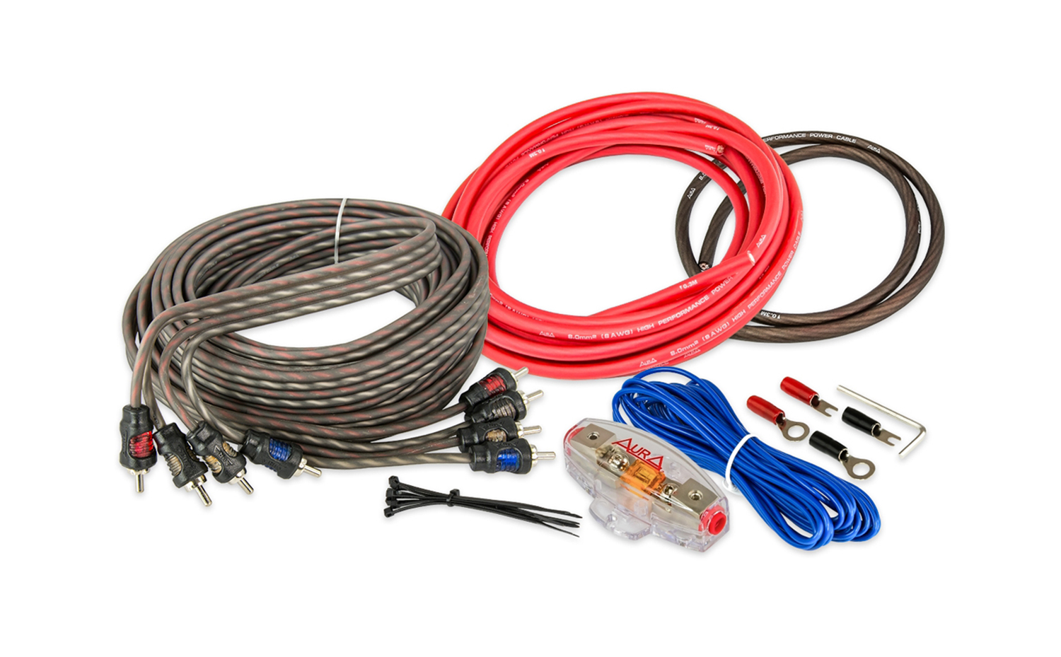 Набор AURA для подключения усилителя AMP-1408 комплект фотография №1