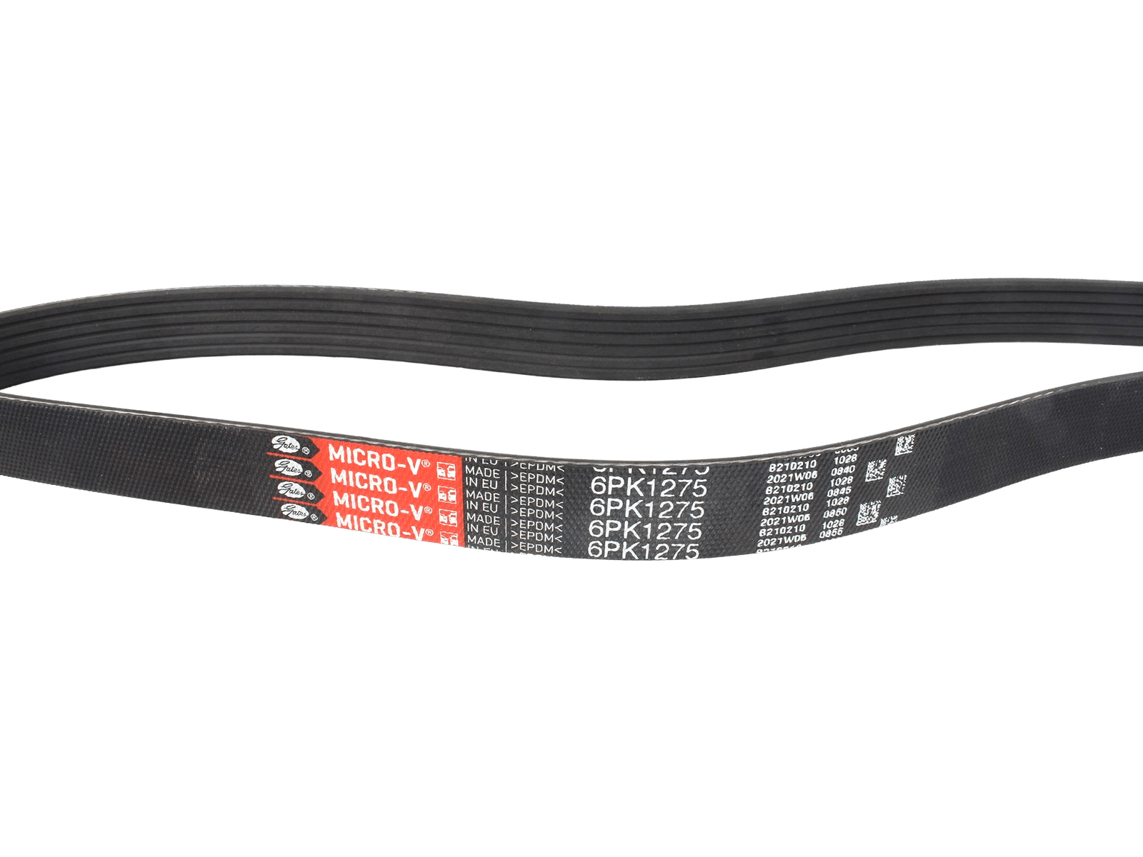 Ремень ЗМЗ-40524 ЕВРО-3 генератора без ГУР GATES 6PK1275 фотография №3