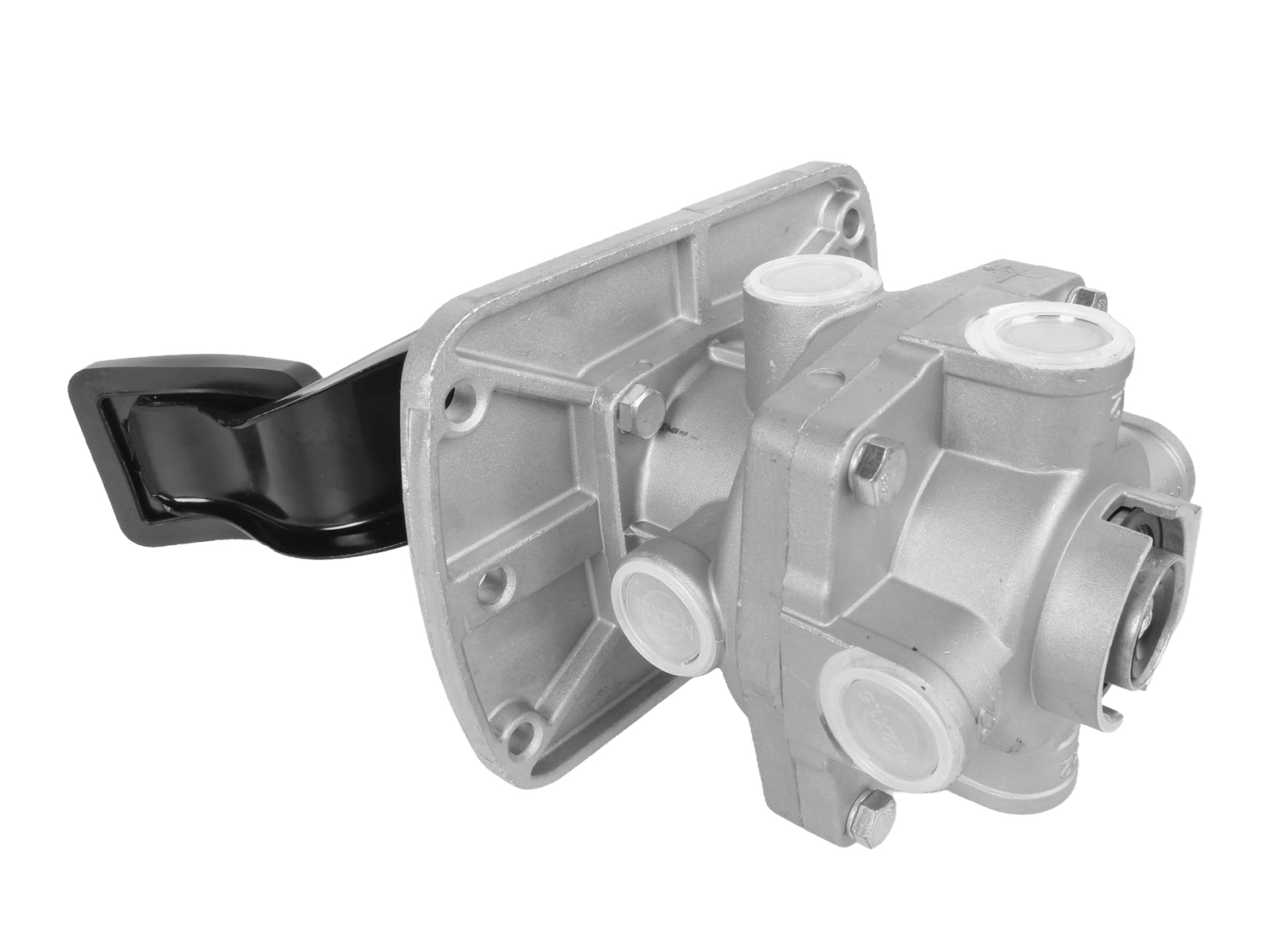 Кран КАМАЗ ЕВРО тормозной 2-х секционный с педалью фотография №5