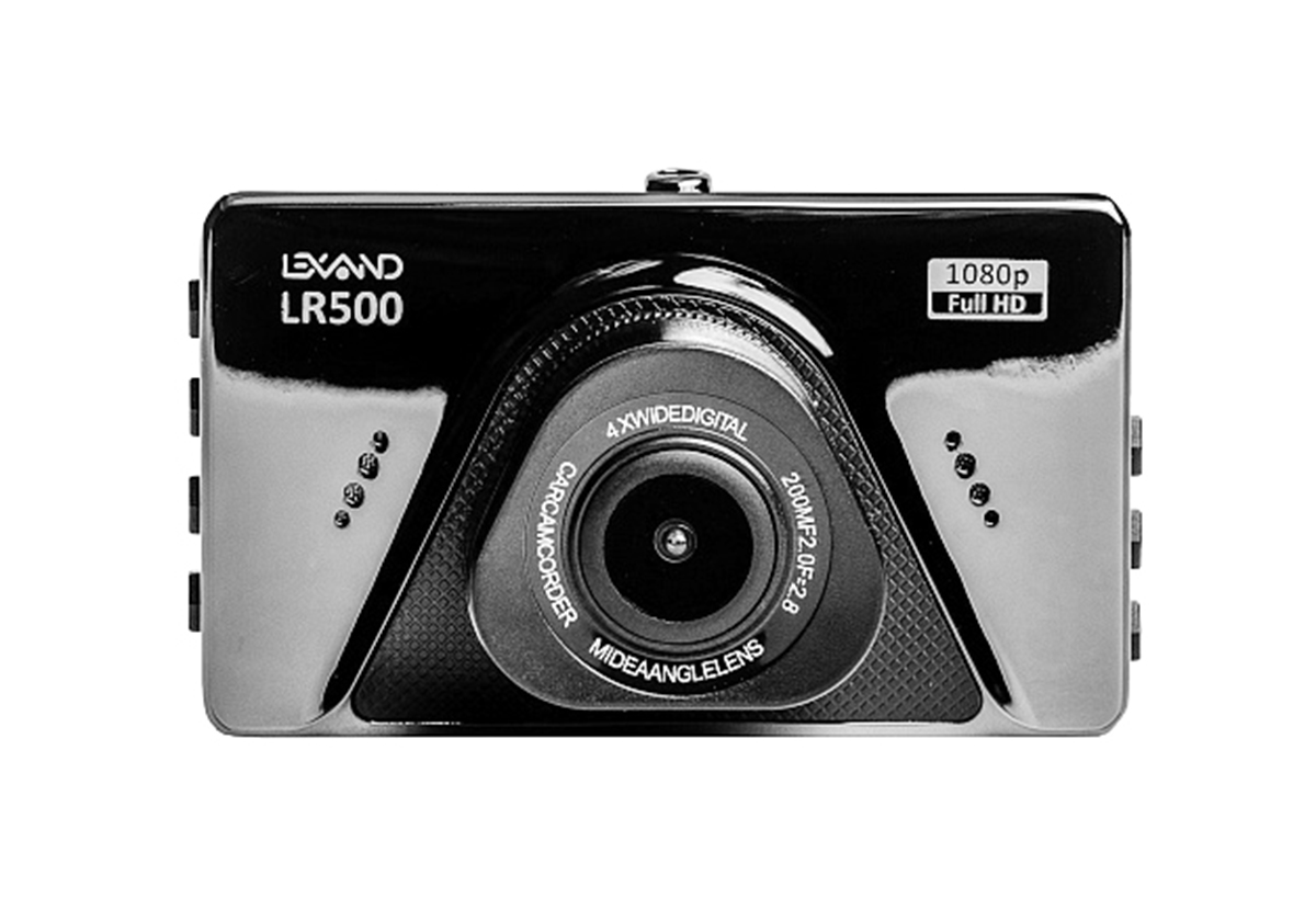 Автомобильный видеорегистратор LEXAND LR500 с камерой заднего вида фотография №1