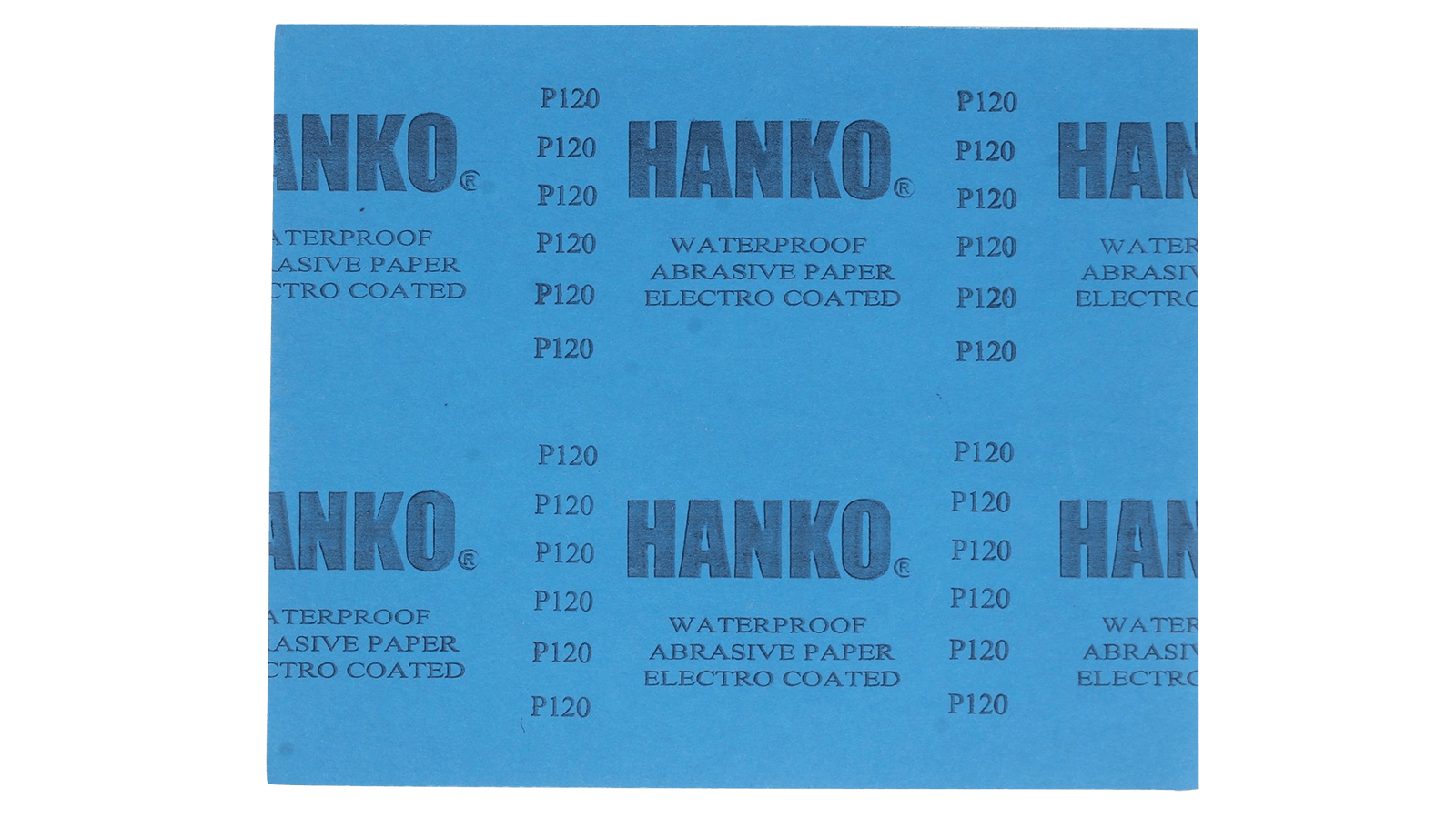 Бумага водостойкая Hanko 230 x 280 мм Р120 1шт фотография №2