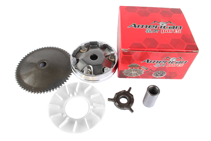 Вариатор передний СБ+щека+храповик GY6-80см3 American parts фотография №1