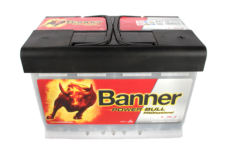 Аккумуляторная батарея BANNER Power Bull PRO P7740 6СТ77 обратная фотография №2