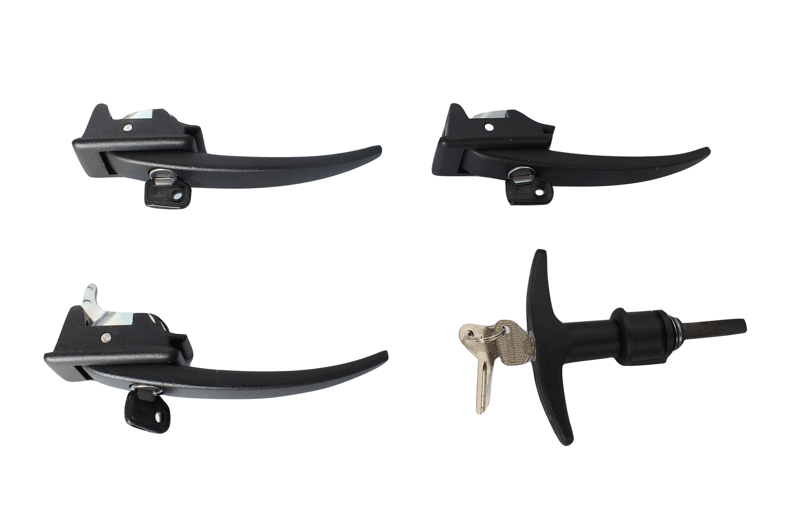 Ручка УАЗ-3741 двери наружная в сборе 4 штуки комплект METALPART 3741-6100040-02 фотография №1