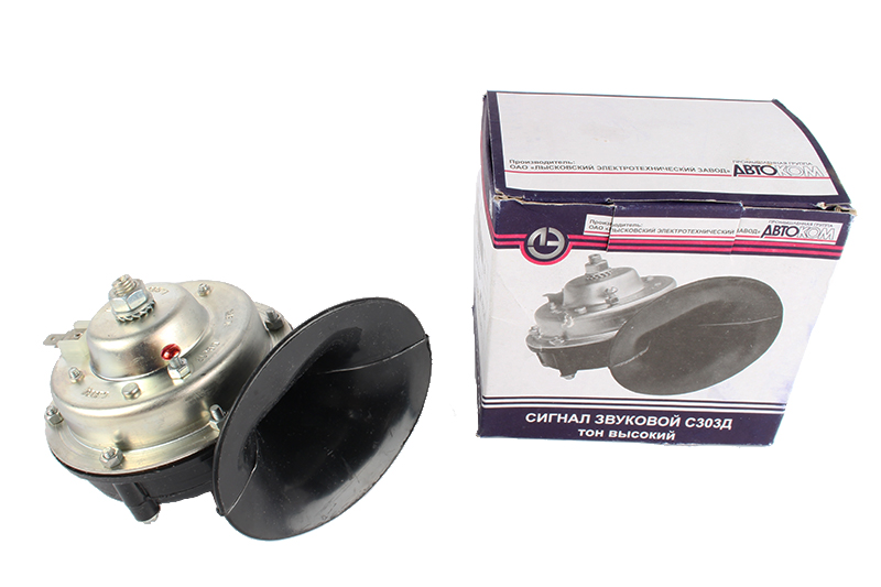 Сигнал звуковой ГАЗ-24 высокий тон ЛЭТЗ С303 фотография №2
