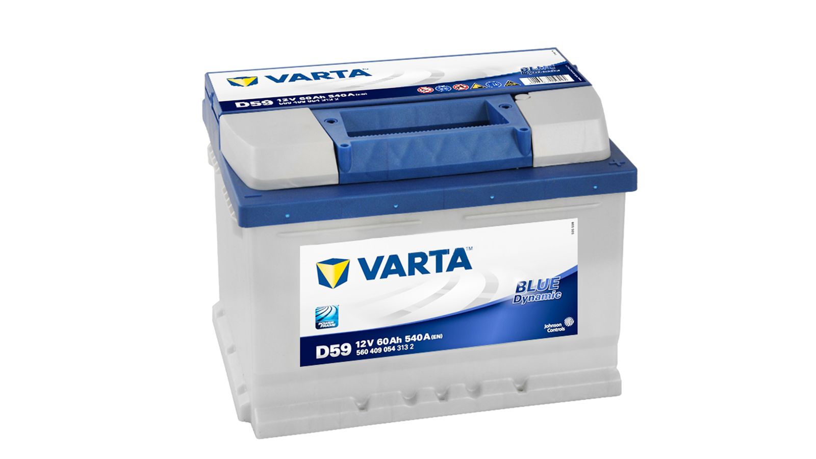 Аккумуляторная батарея VARTA BLUE 6СТ60 D59 * 560 409 054 фотография №2