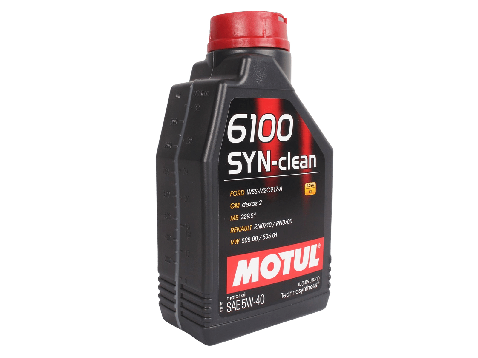 Масло моторное MOTUL 6100 SYN-CLEAN 5W40 1л C3 фотография №3