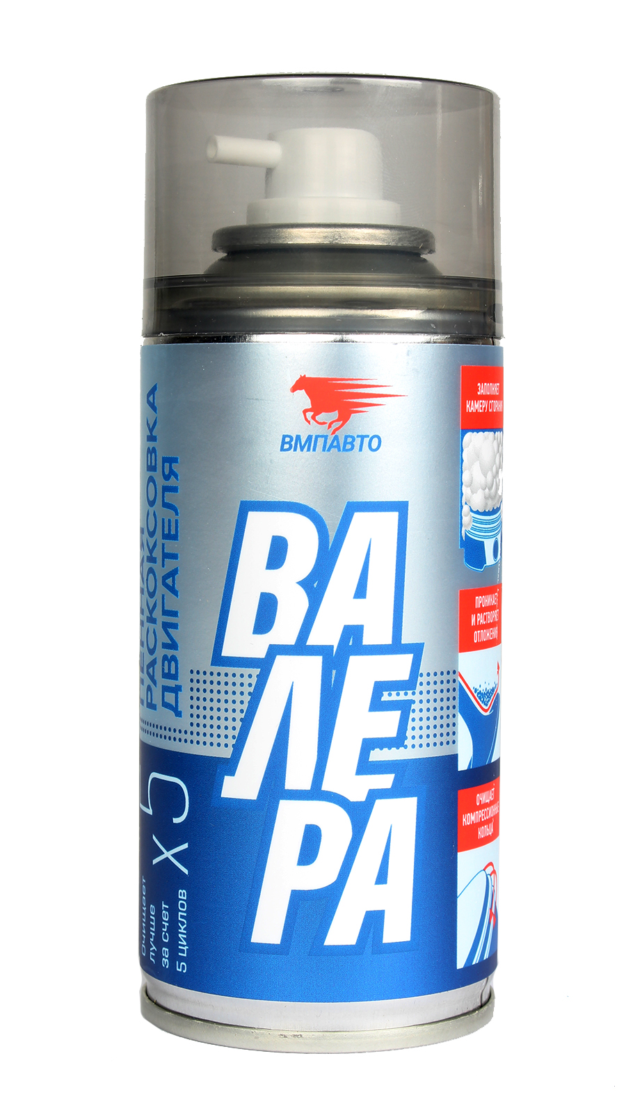 Пенная раскоксовка двигателя флакон-аэрозоль ВАЛЕРА 210мл фотография №1