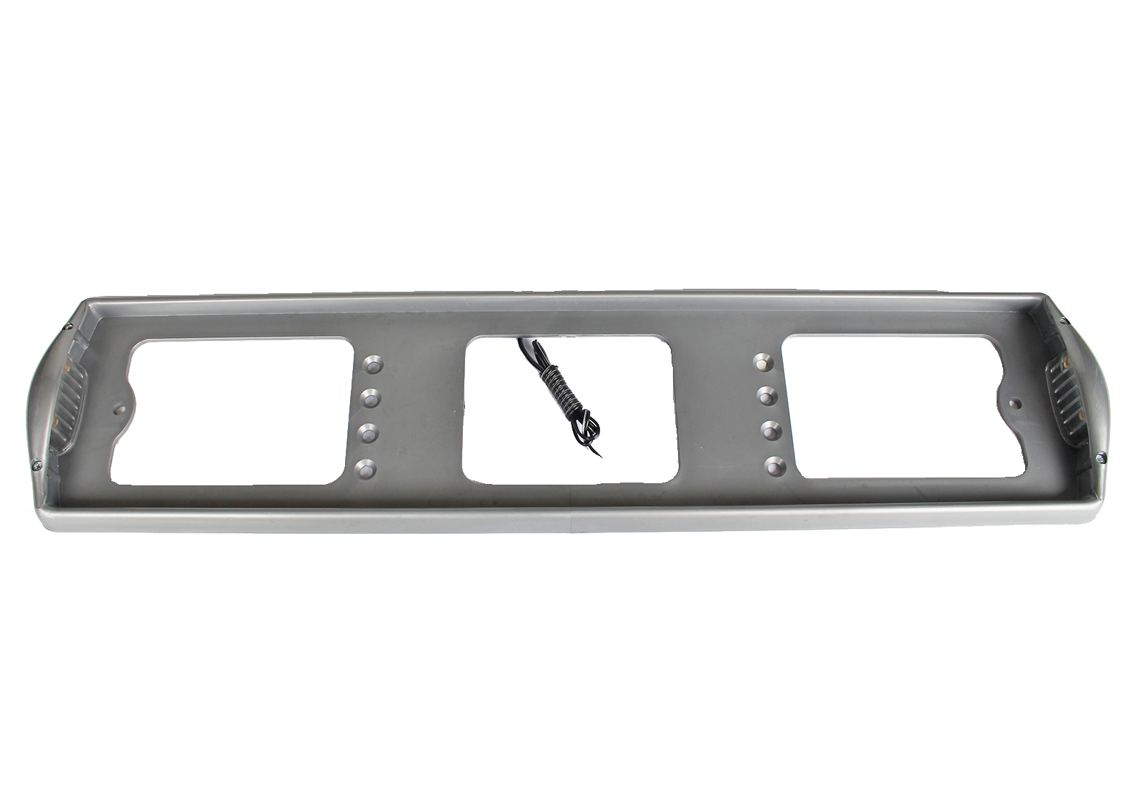 Рамка знака номерного боковая подсветка серая 1 штука AB-002G фотография №1
