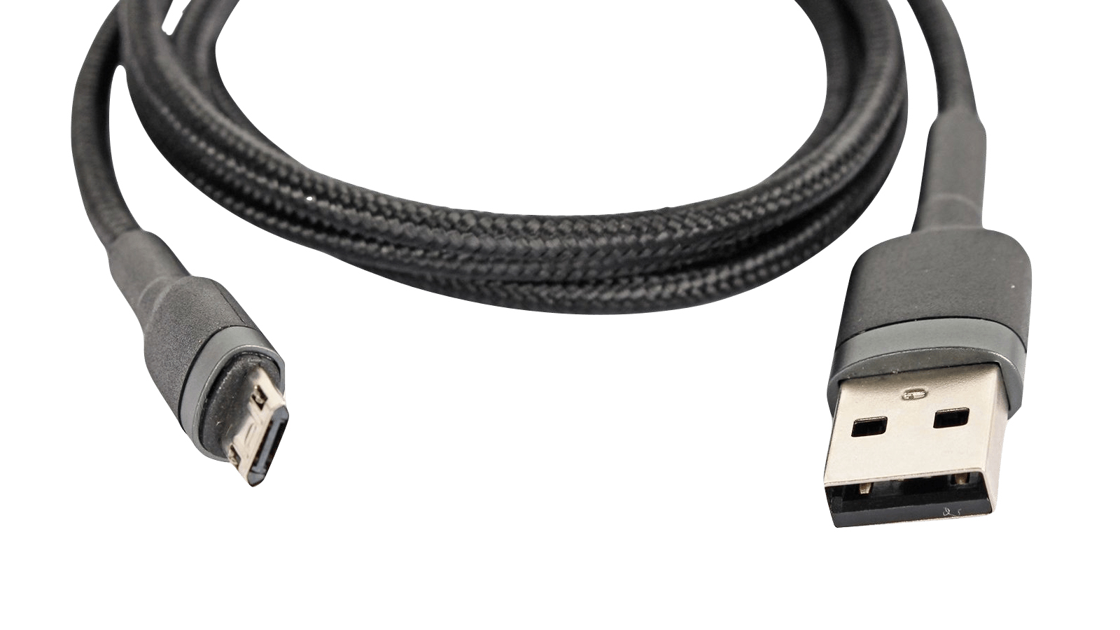 Кабель зарядный USB Baseus Micro 2.4A 1m gray/bl фотография №3
