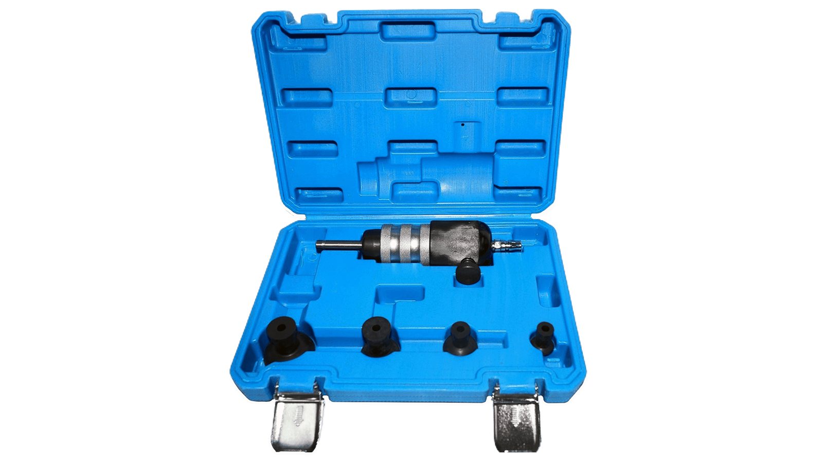 Приспособление для притирки клапанов ЭВРИКА пневматическое в кейсе 5 предметов фотография №1