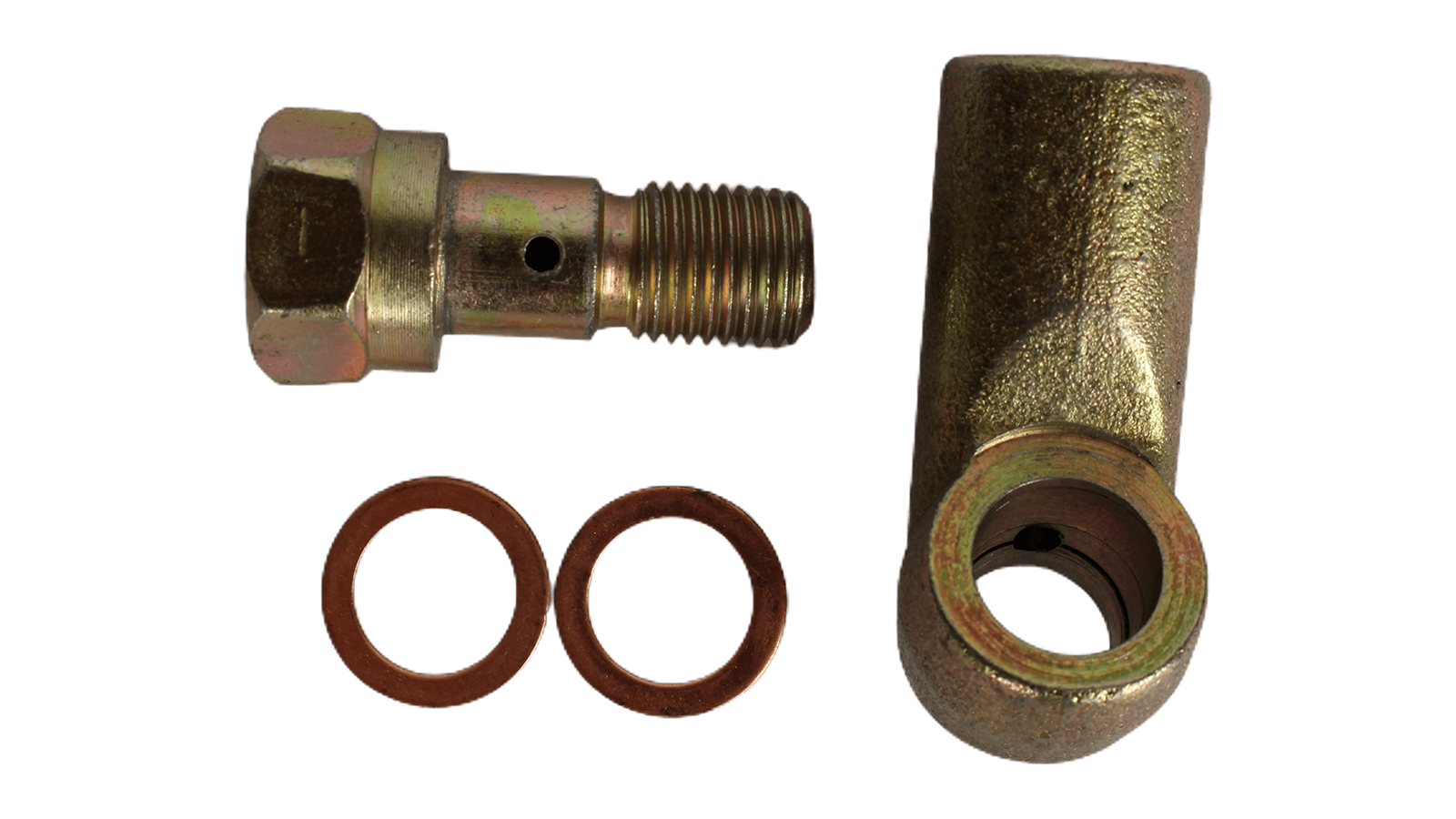 Штуцер ВАЗ-2101-07 датчика давления масла осн.+доп фотография №1