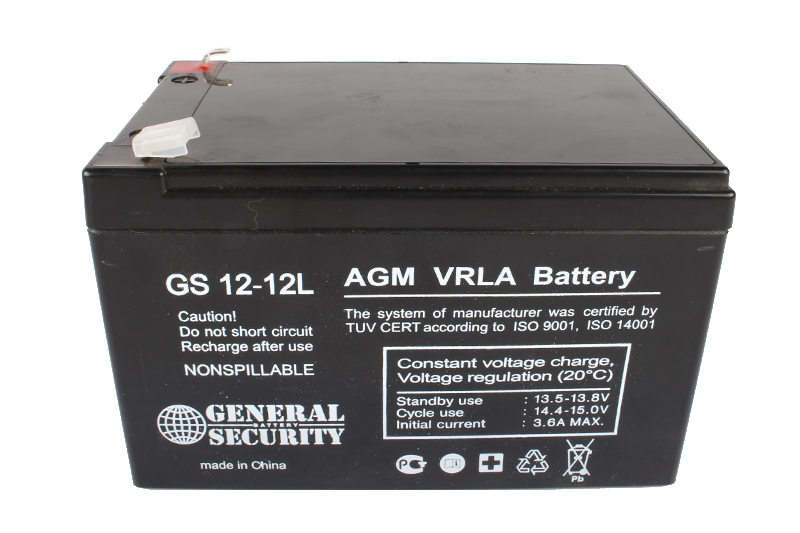 Промышленная аккумуляторная батарея General Security GS 12-12 фотография №2