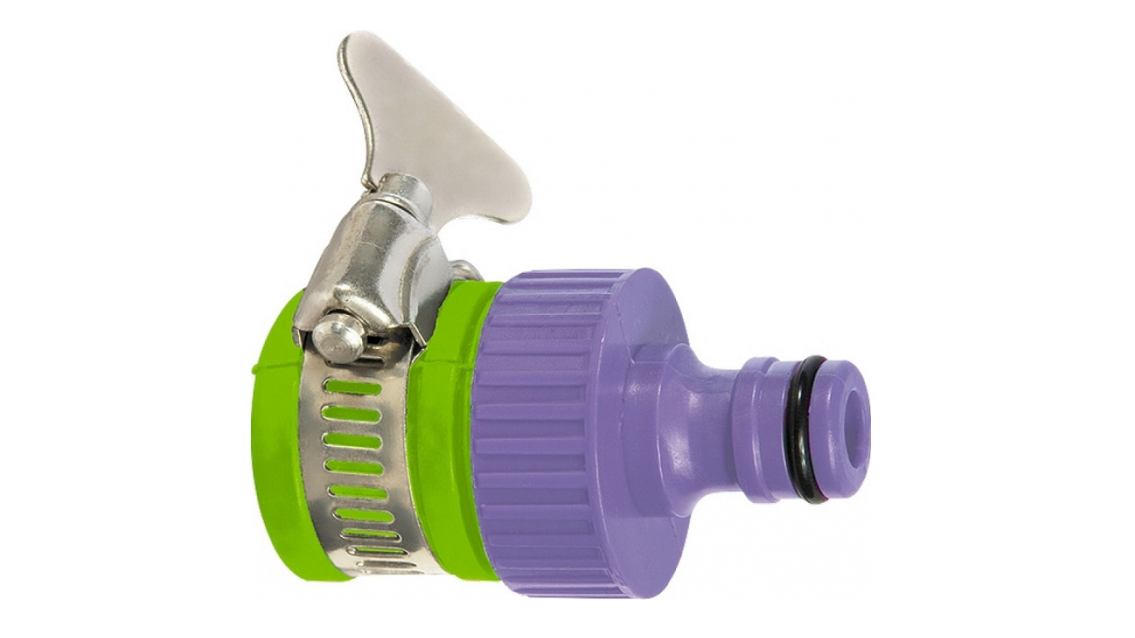 Адаптер пластмассовый Palisad 3/4 с внешним хомутом фотография №1