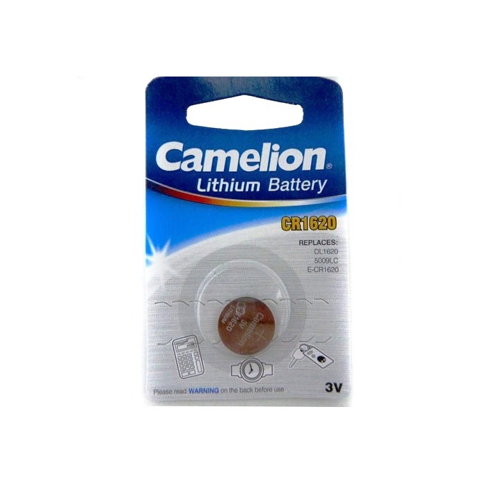 Элемент питания Camelion CR1620 1 штука фотография №1