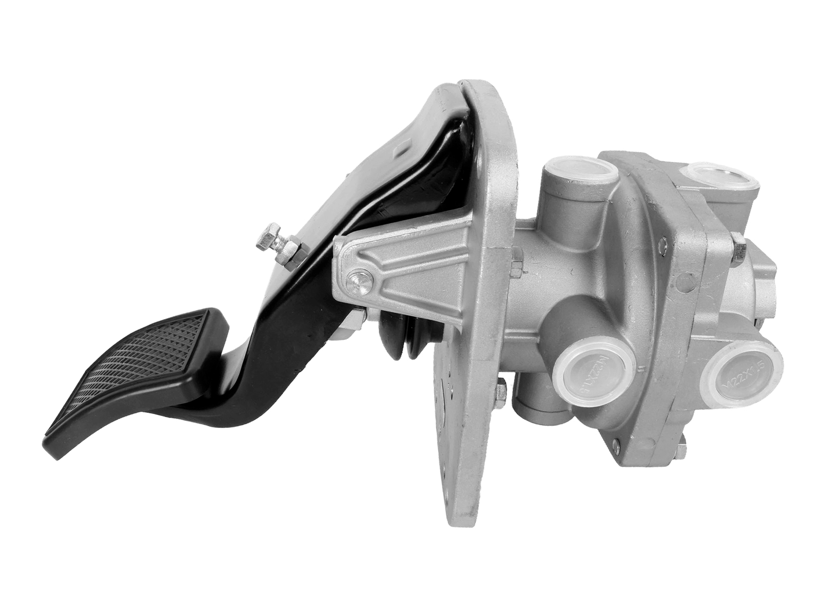 Кран КАМАЗ ЕВРО тормозной 2-х секционный с педалью фотография №1