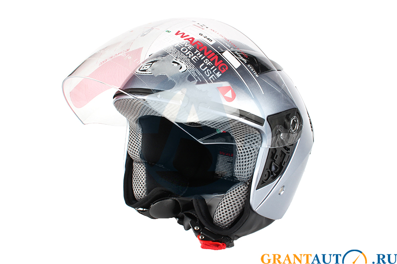 Шлем интеграл GSB G-240 серый металлик S фотография №3