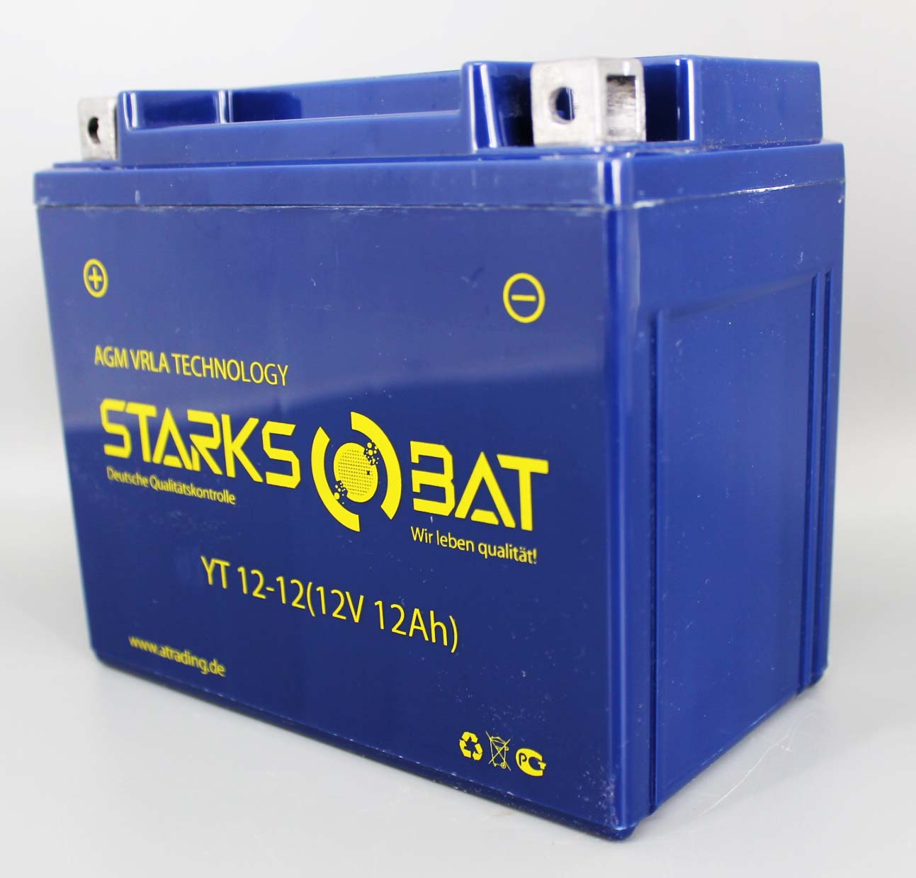 Аккумуляторная батарея STARKSBAT YT 12-12 YTX14-BS 6СТ12 фотография №2