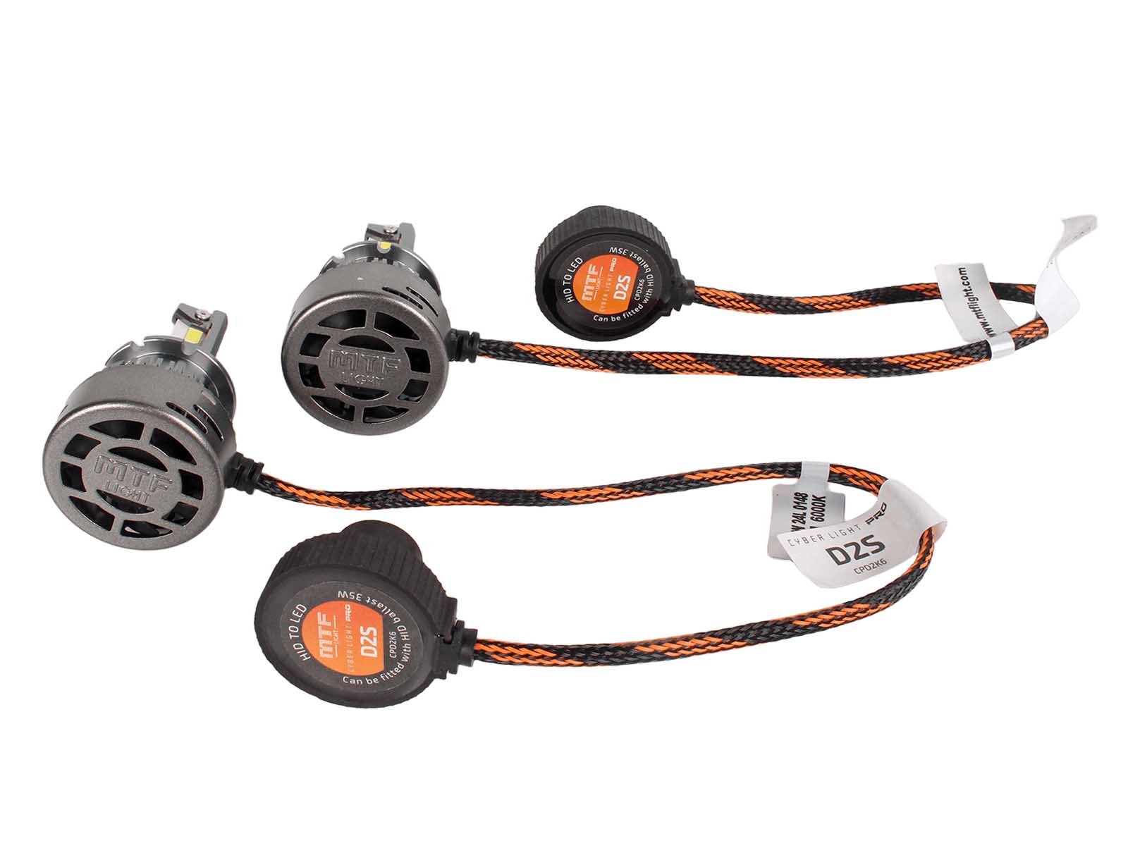 Лампа MTF CYBER LIGHT PRO D2S 12V 35W диодная комплект CPO2K6 фотография №3