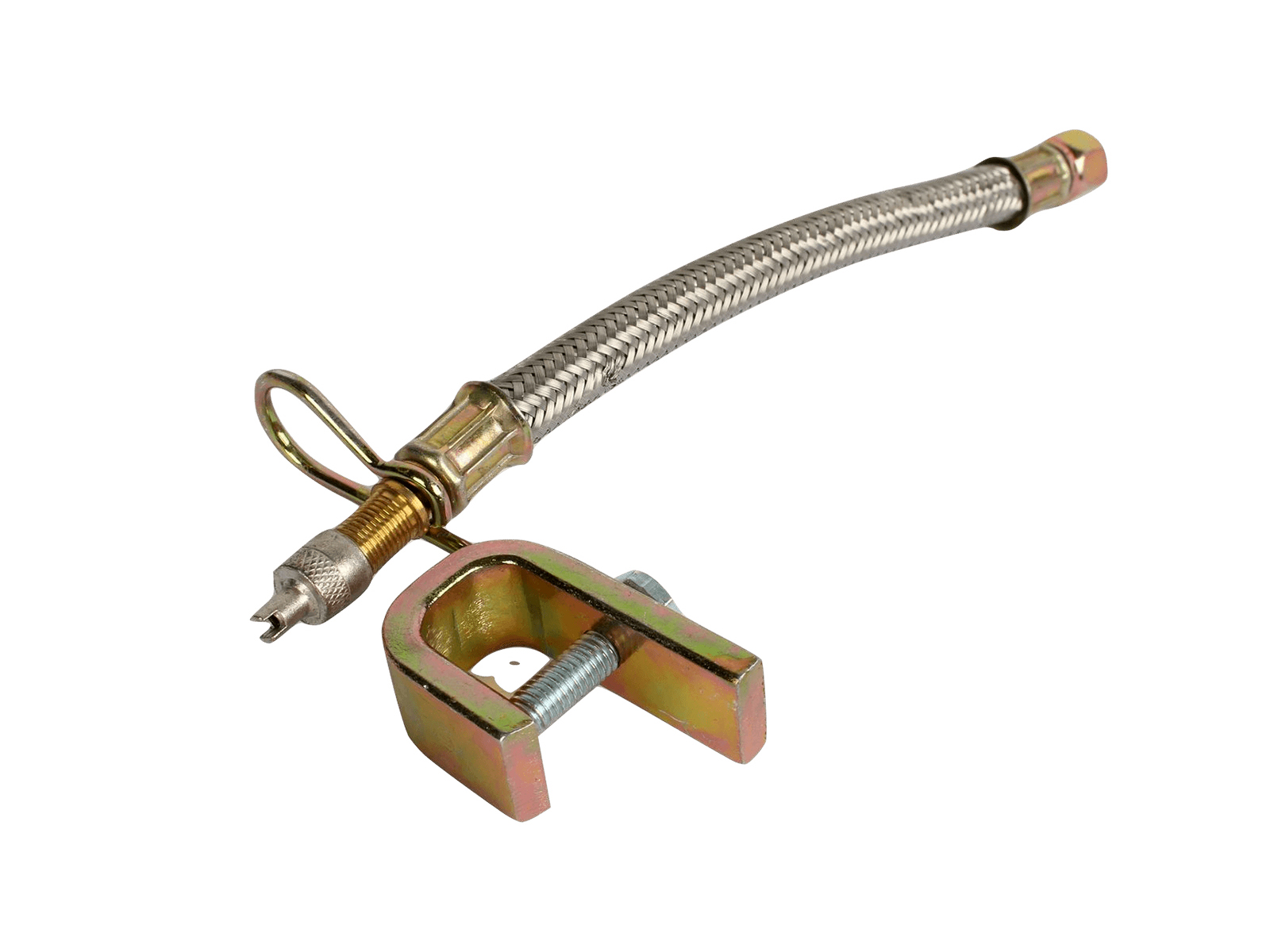 Шланг подкачки колес ГАЗ, ЗИЛ внутрений с кронштейном 150мм фотография №2