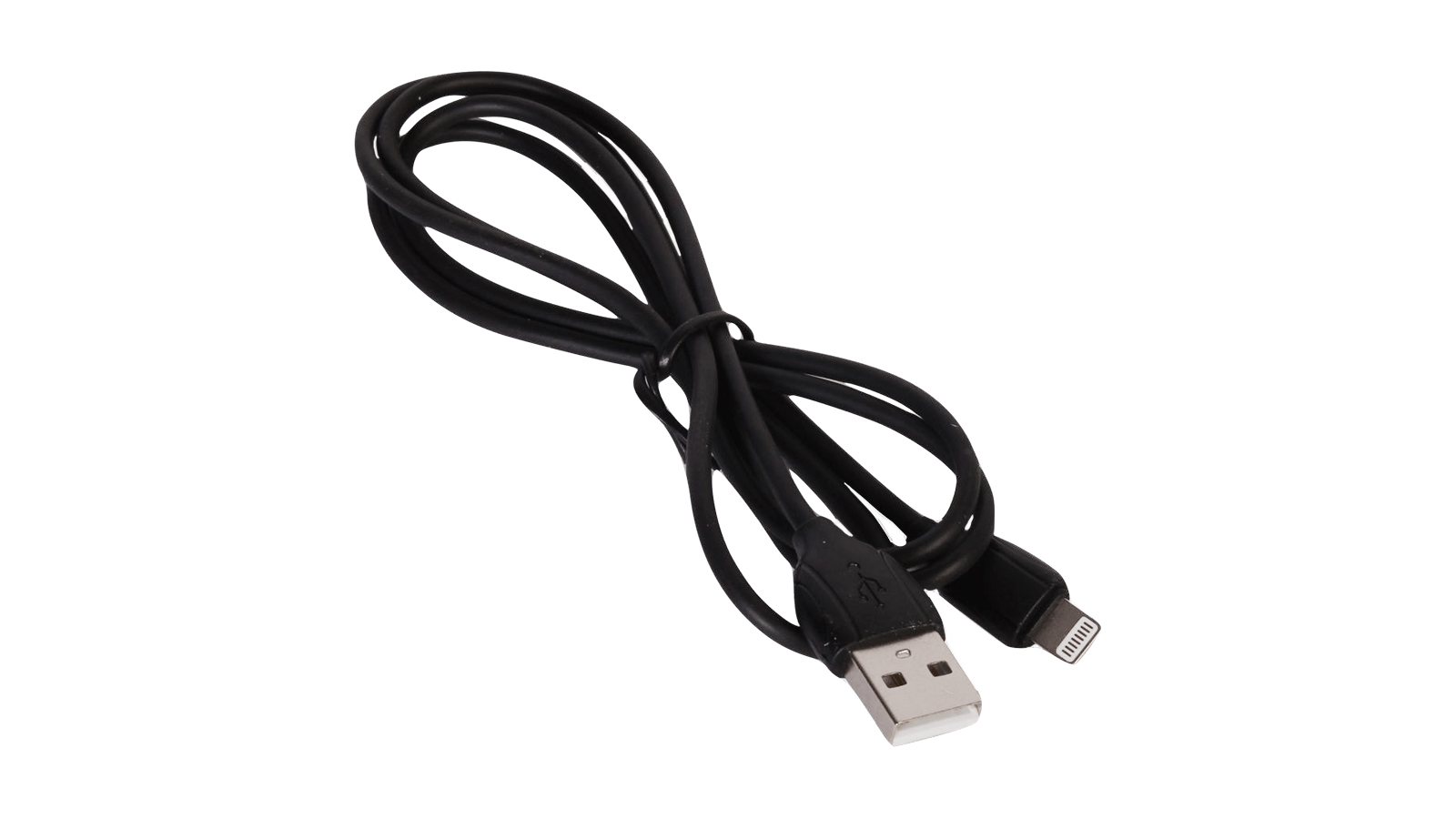 Кабель USB BOROFONE BX19 Benefit, USB - Lightning, 1.3А, 1м, черный фотография №1