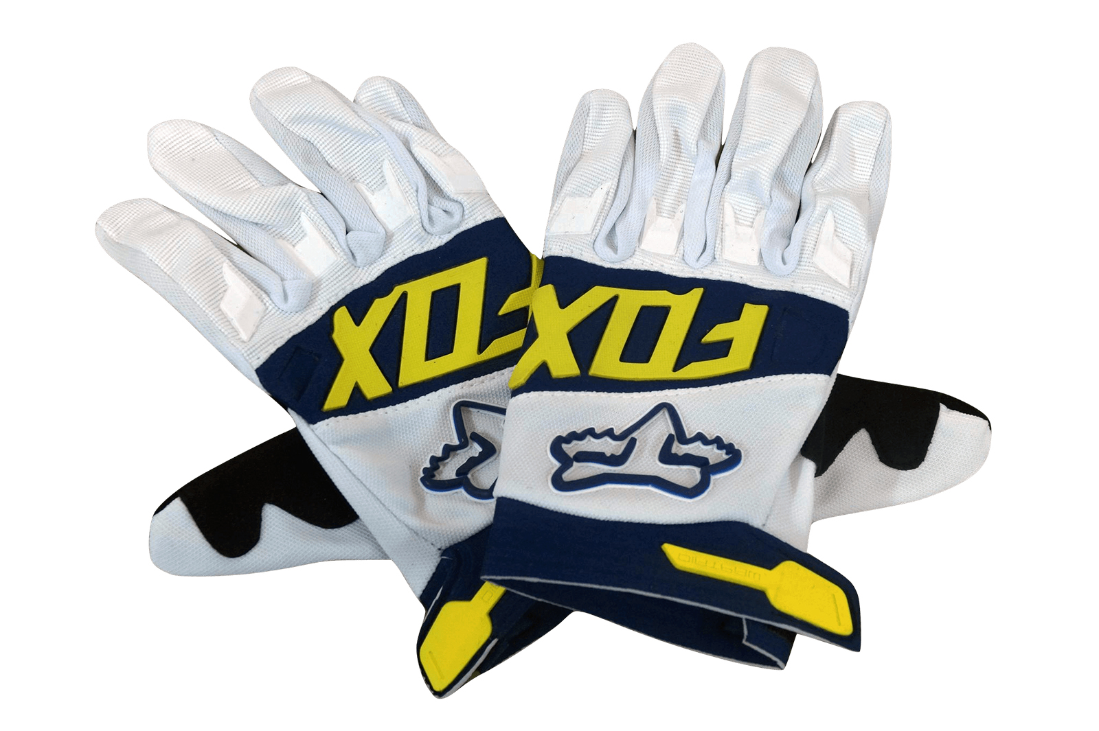 Перчатки FOX DIRTPAW Blue/White/Yellow L фотография №1