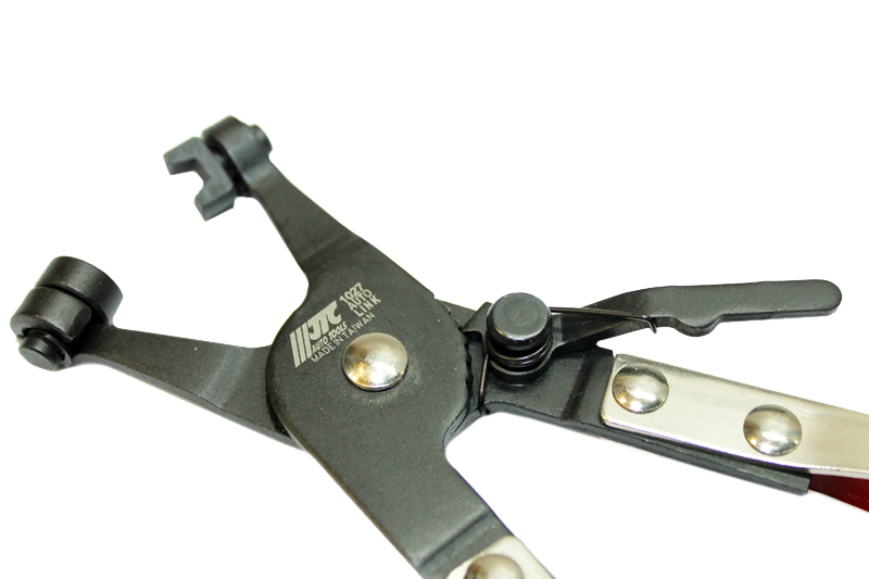 Съемник/клещи для снятия и установки пружинных хомутов с фиксатором JTC-1027 фотография №2