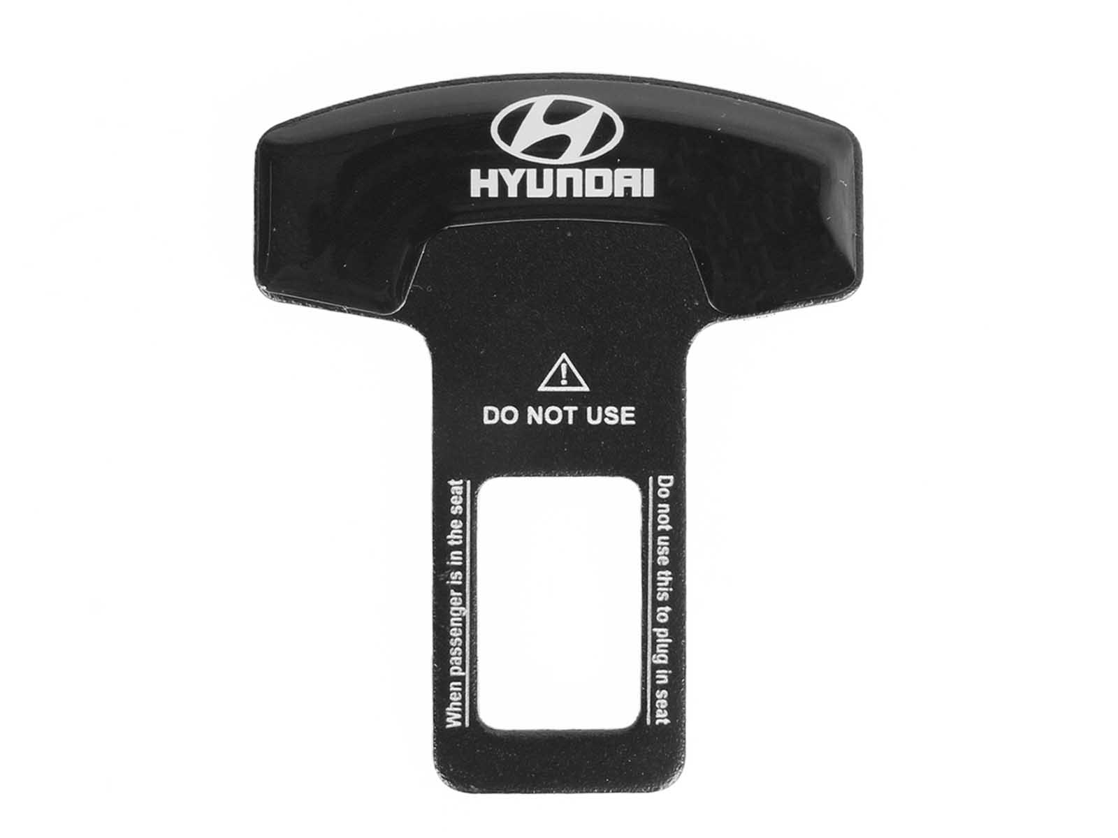 Заглушка ремня безопасности металлическая HYUNDAI 1 штука фотография №1
