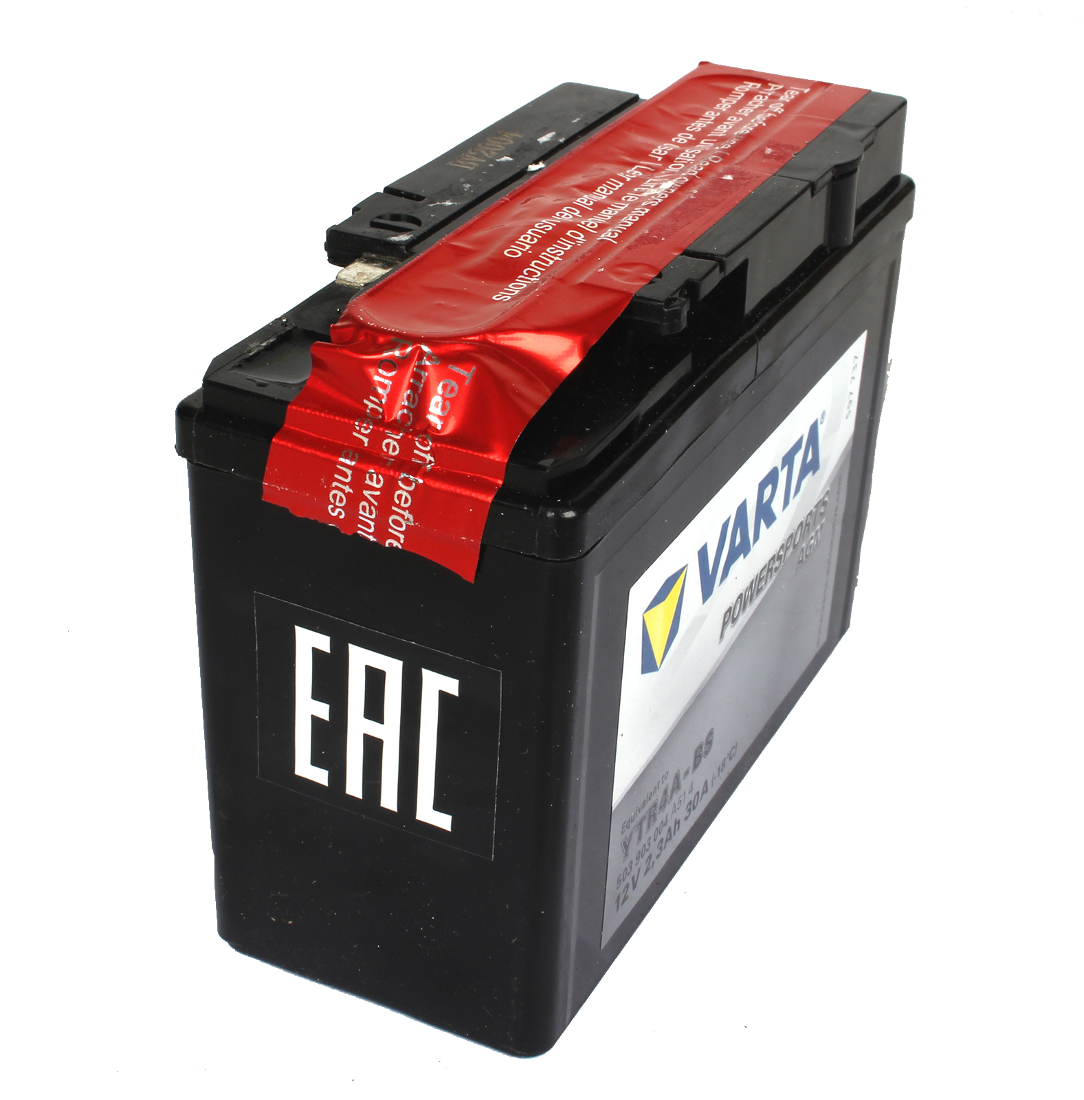 Аккумуляторная батарея VARTA гелевая 6СТ3 YTR 4A-BS 503 903 004 фотография №3