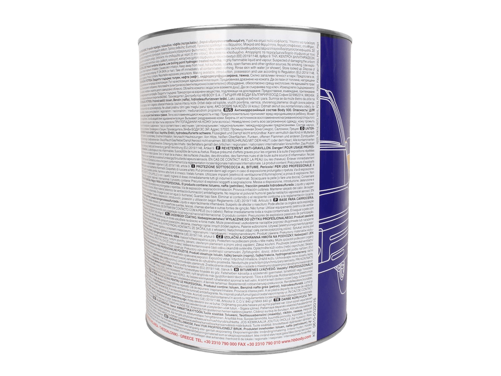 Антикор BODY-930 черный 5кг фотография №3